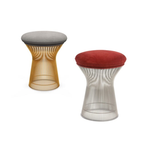 Knoll-Platner-stool-sgabello-acciaio-tessuto-vendita-online