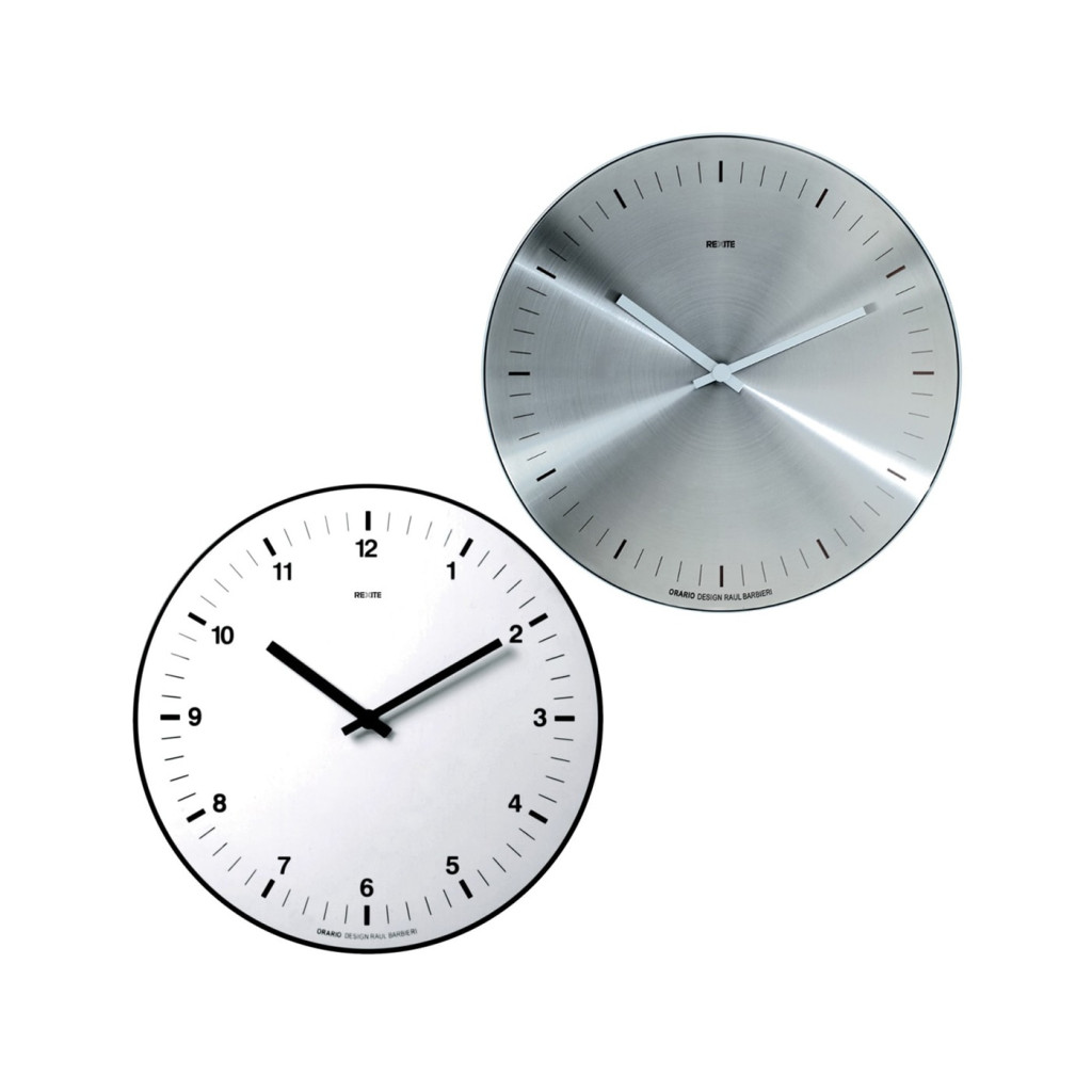 REXITE Orario orologio Inox e bianco