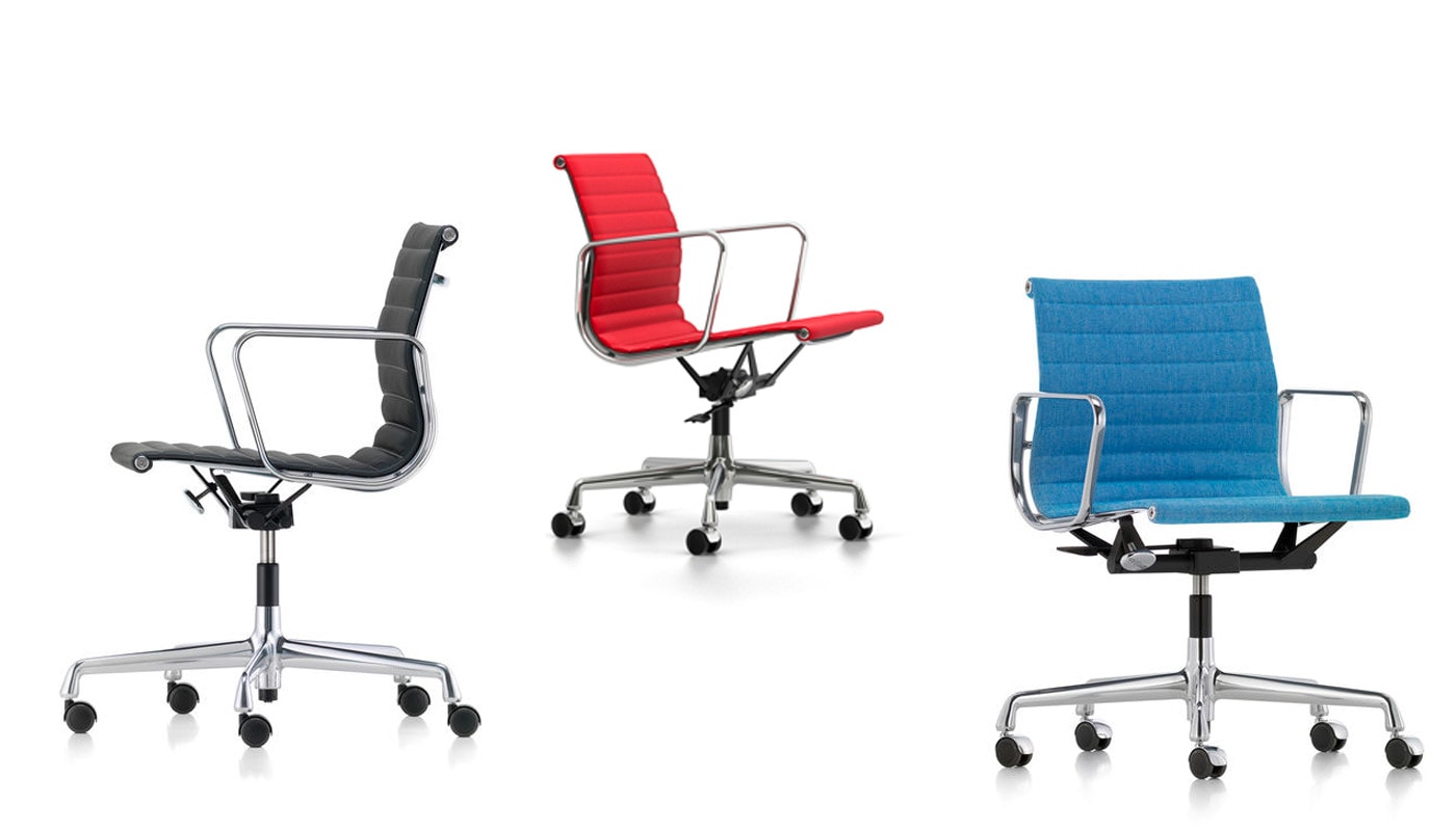 Aluminium Chairs EA 117, 118 poltrona ufficio