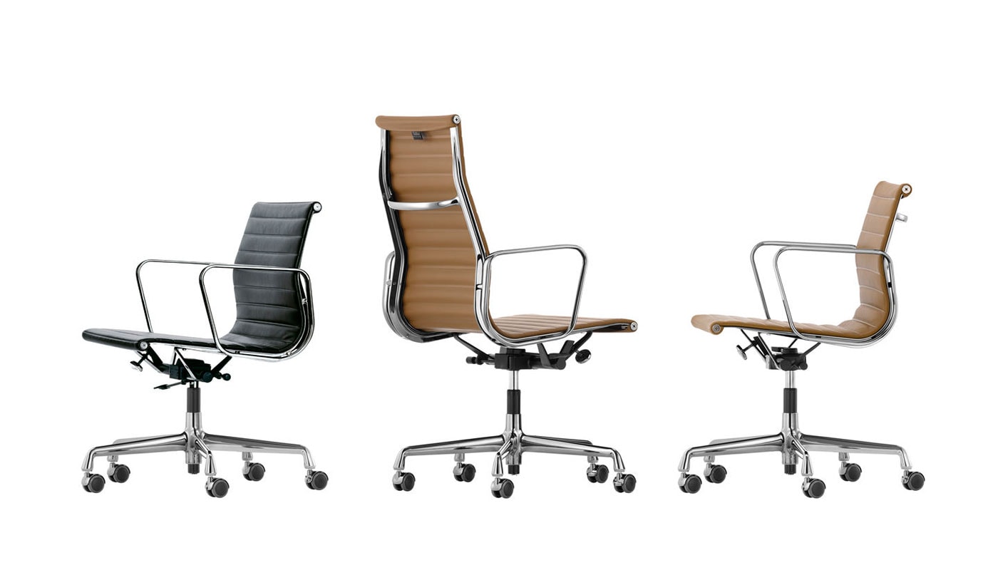 Aluminium Chairs EA 117, 118 poltrona ufficio