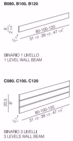 Rexite standard binario - dimensioni