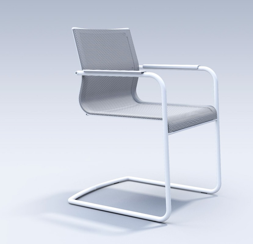 ICF Stick Chair ATK base cantilever gallery 2