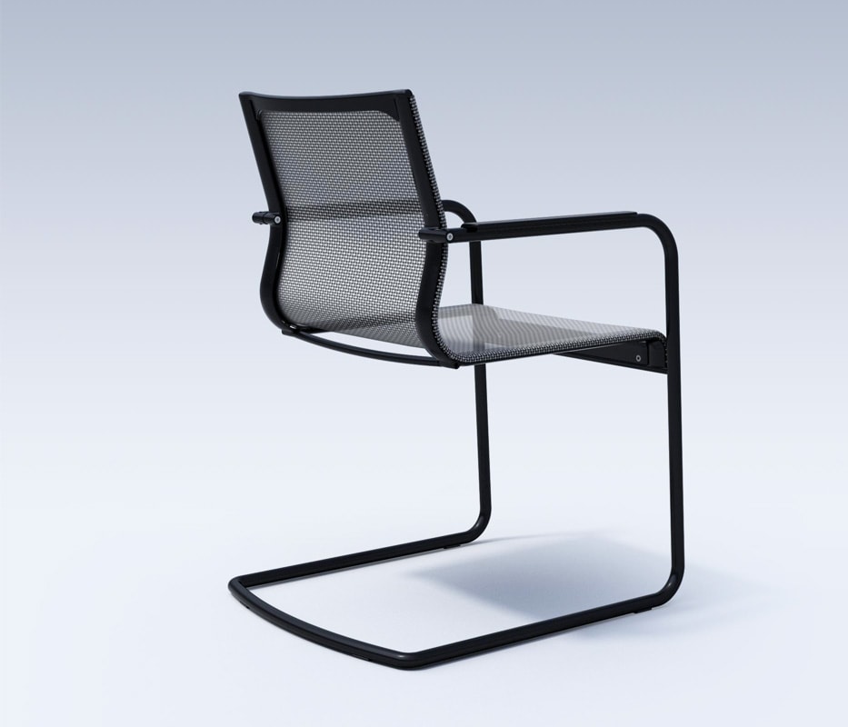 ICF Stick Chair ATK base cantilever gallery 5