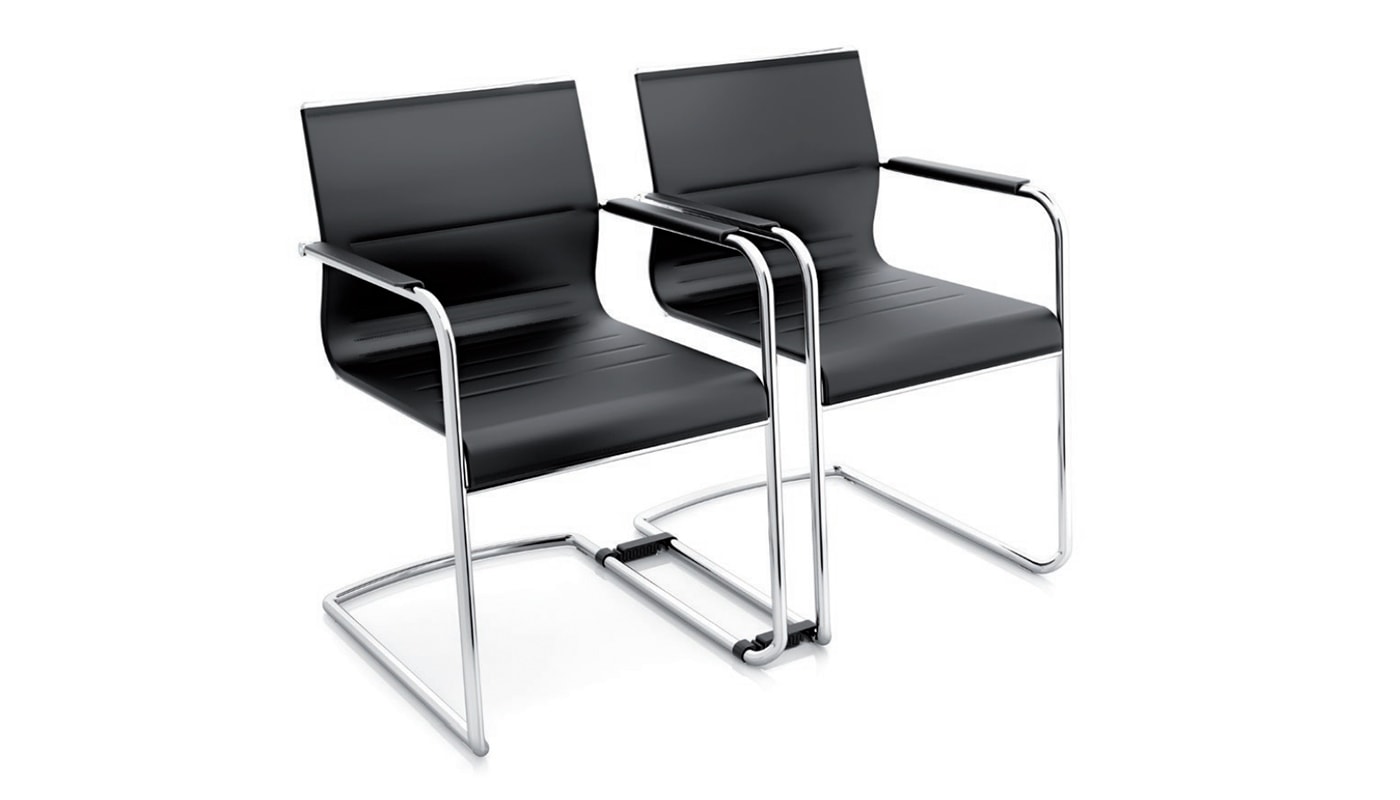 Stick Chair ATK seduta ospiti – base cantilever