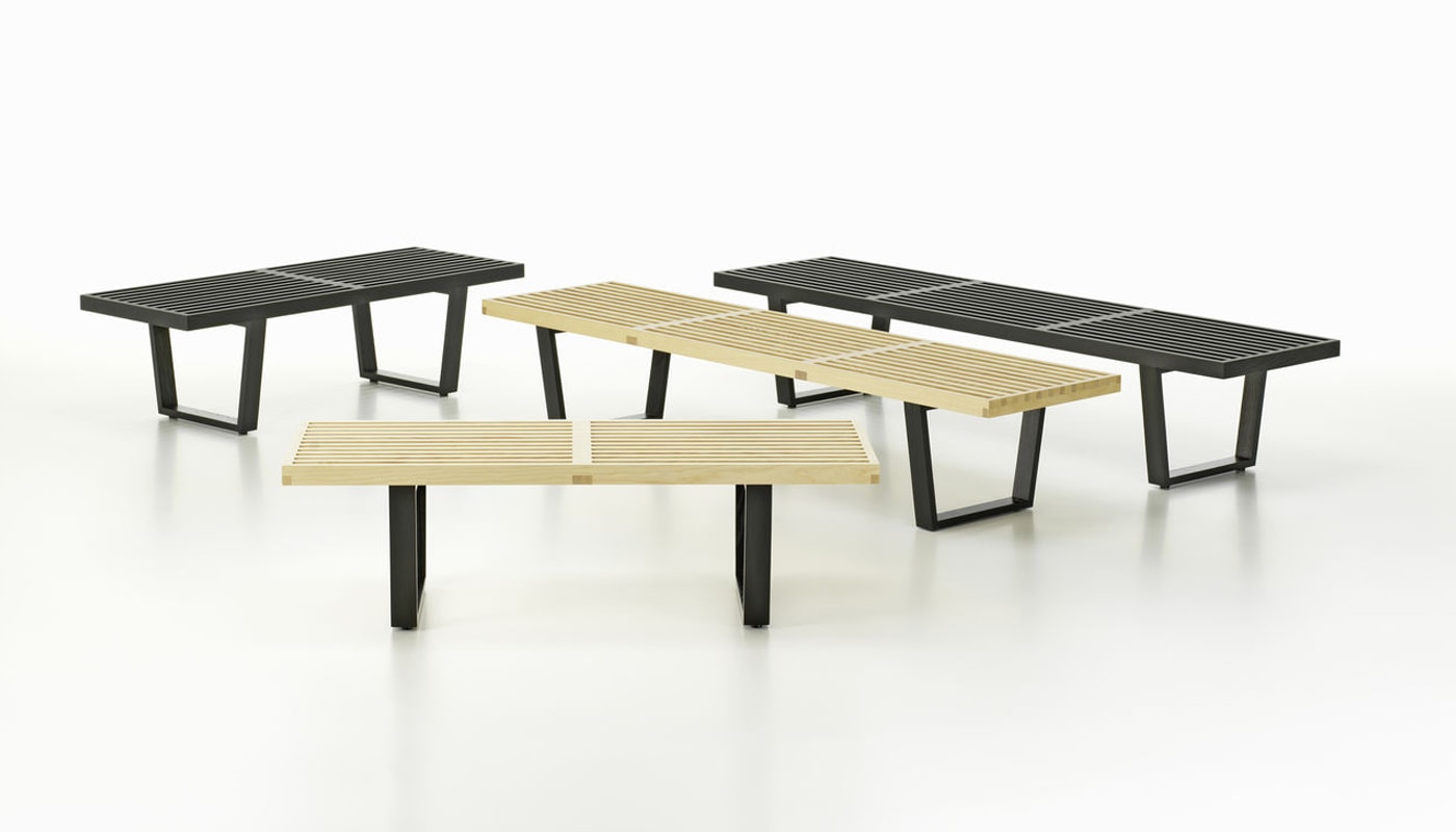 Vitra nelson bench panca in legno - gallery