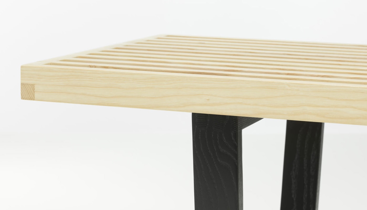 Vitra nelson bench panca in legno - gallery
