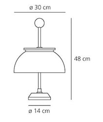 Artemide Alfa lampada tavolo