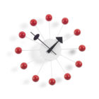 VITRA Ball Clock orologio parete rosso
