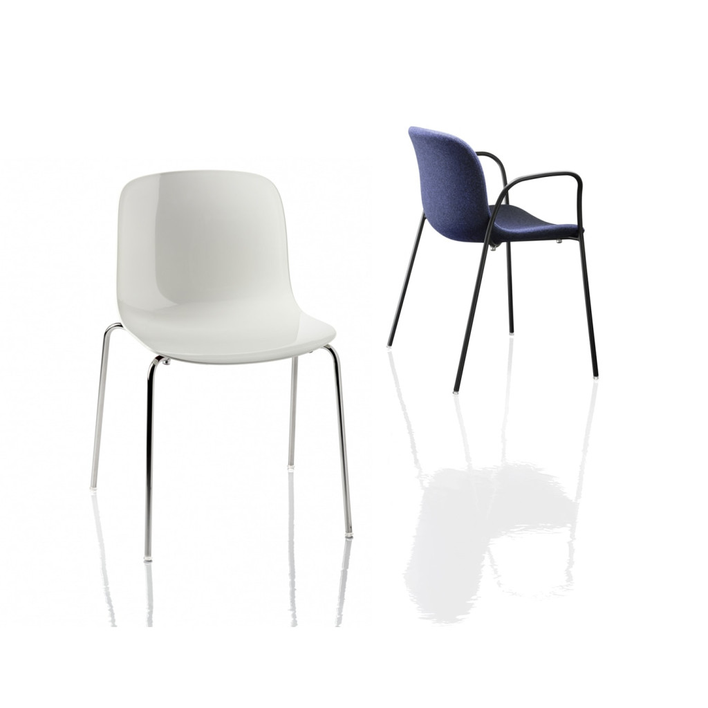 Magis Troy sedia 4 gambe in acciaio - vendita online