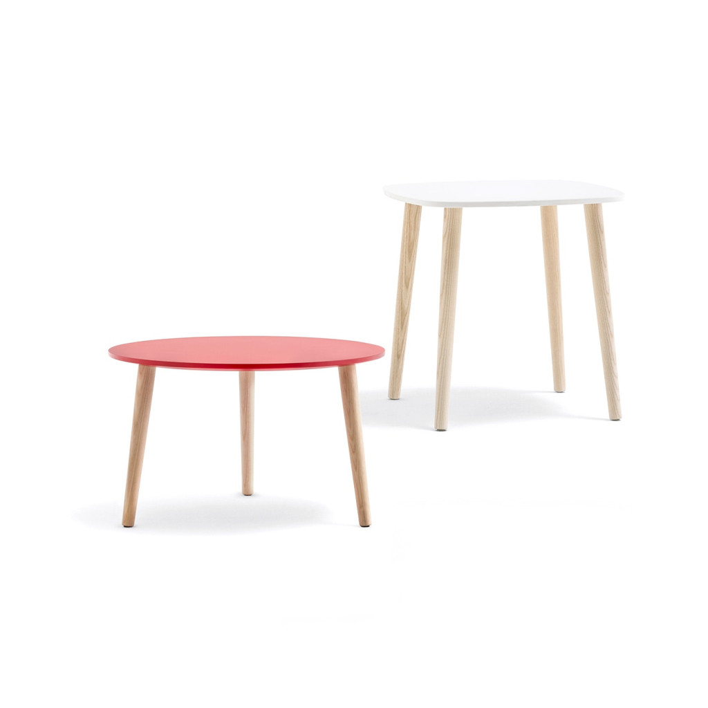 PEDRALI Malmo tavolino gambe frassino