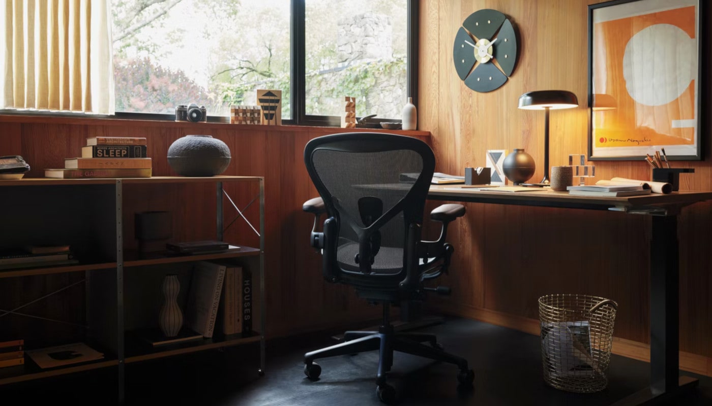 Herman Miller Aeron Onyx sedia ergonomica home office- gallery