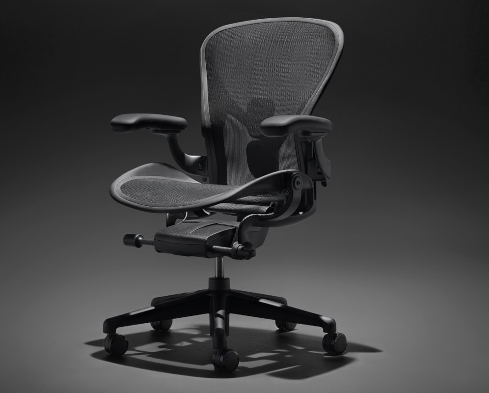 Herman Miller Aeron Onyx seduta uffico ergonomica - gallery