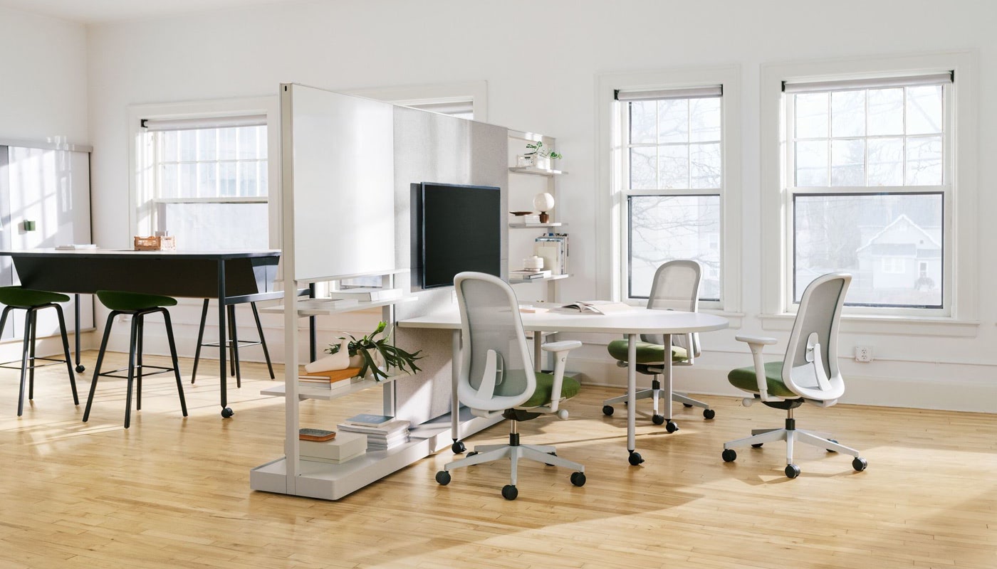 Esempio di configurazione arredi ufficio OE1 Workspace Herman Miller