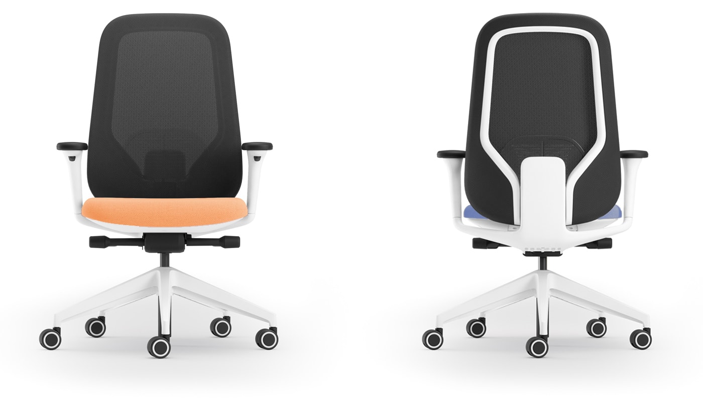 Yoga sedia smart working con altezza regolabile e supporto lombare - gallery