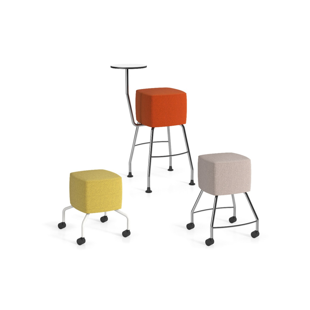 Della Chiara Tommy sgabello su ruote o piedini - vendita online