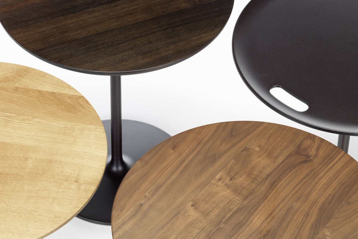 Vitra Occasional Low Table tavolino legno e metallo dettagli- gallery