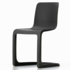 Vitra Evo C sedia cantilever, colore grafite in pronta consegna