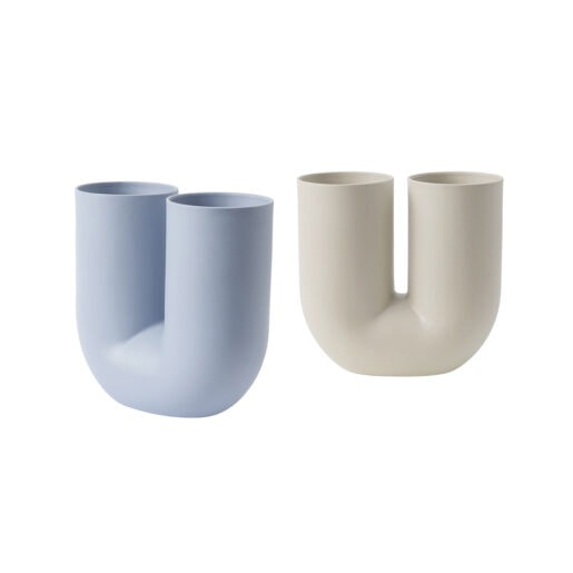 Muuto Kink Vase vaso di design porcellana con doppia apertura - vendita online