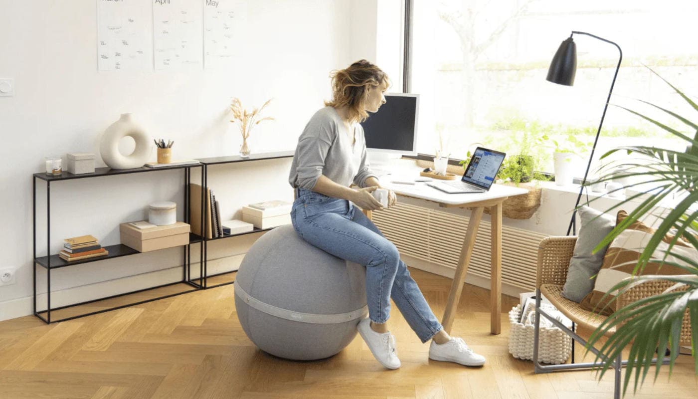 Della Chiara: Bloon palla-sedia ergonomica per ufficio in casa gallery
