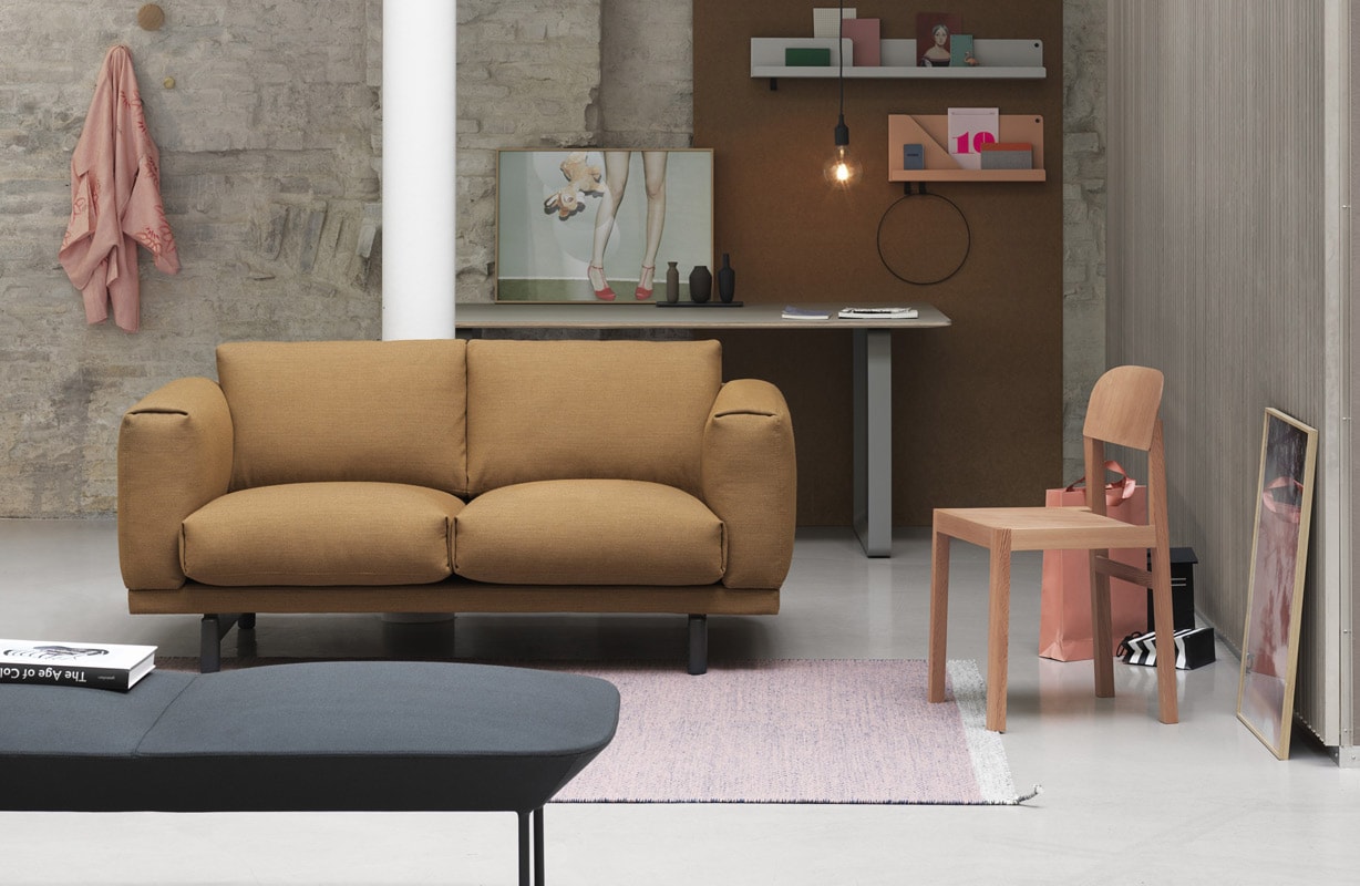 Muuto Oslo bench panca, Rest studio sofa per area lounge - gallery