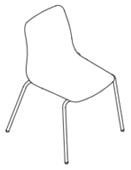 naughtone-polly-chair-sedia-4-gambe-alluminio-dimensioni