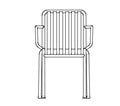 Hay-Palissade-armchair-sedia-braccioli-dimensioni