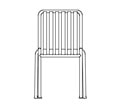 Hay-Palissade-chair-sedia-senza-braccioli-impilabile-dimensioni
