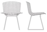 Knoll-Bertoia-side-chair-dimensioni
