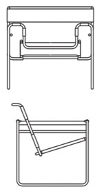 Knoll-Wassily-Chair-poltrona-dimensioni