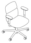 Herman-Miller-Asari-sedia-ufficio-ergonomica-schienale-medio-con-braccioli-dimensioni
