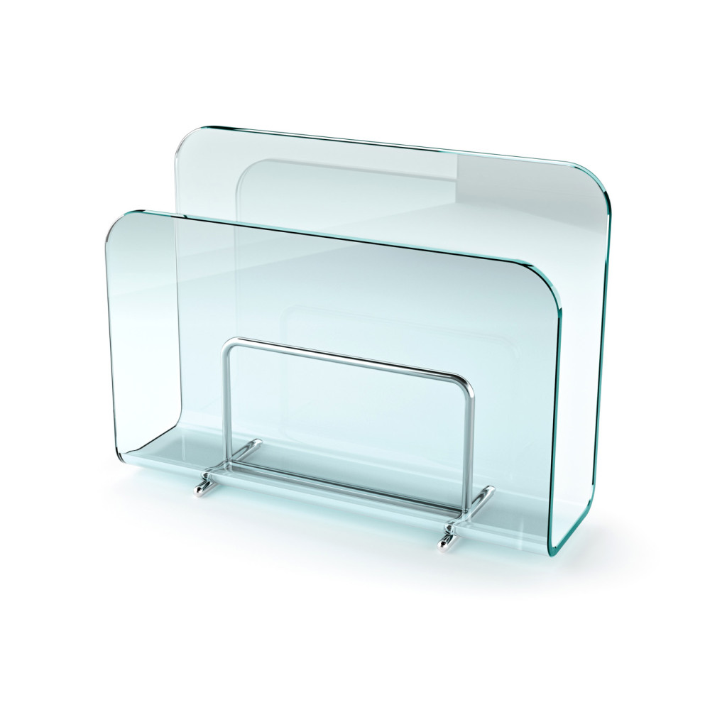 Fiam-Vogue-portariviste-vetro-reception-area-lounge