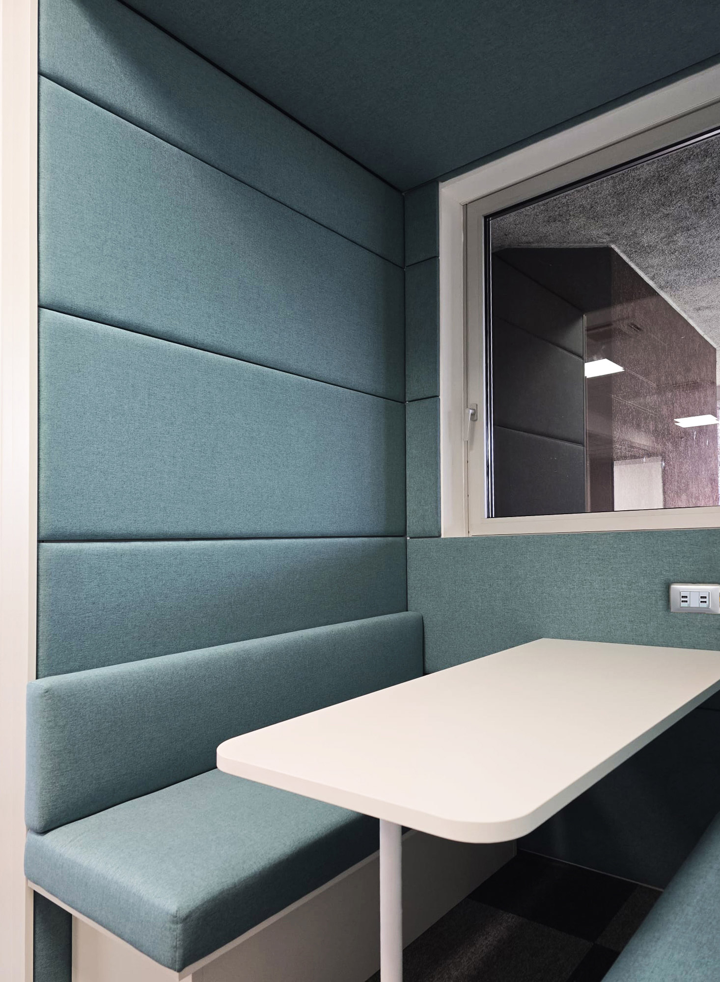 Realizzazione Texunion Privacy Sofa Norcia prospettiva