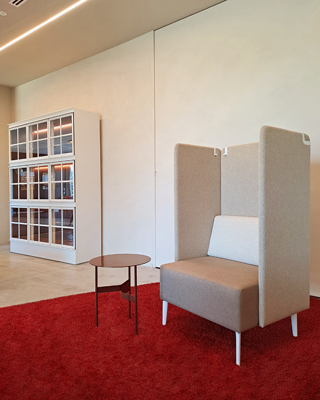 dellachiara privacy sofa con piroscafo