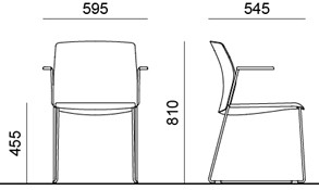 Della-Chiara-Libra-sedia-con-braccioli-dimensioni