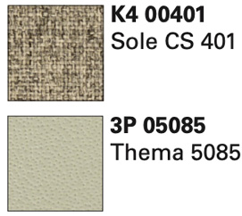 Unifor Lounge System rivestimento divano tessuto Sole-401 pelle Thema 5085