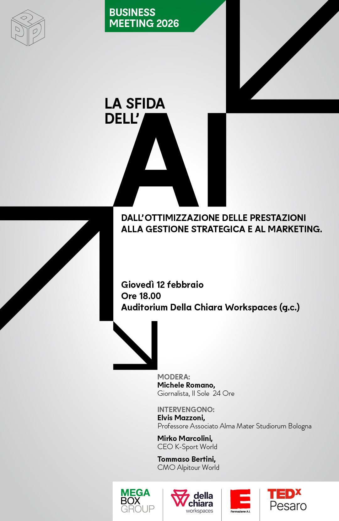 Locandina Evento Business Meeting Megabox Volley 2026 Della Chiara