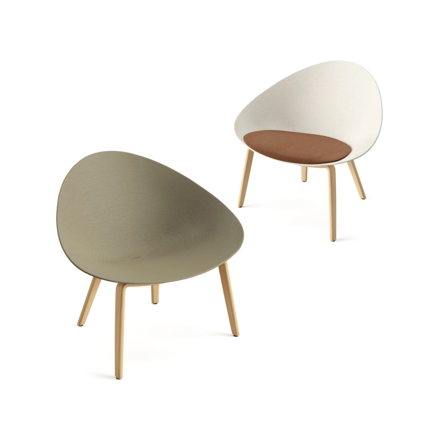 Adell poltroncina gambe in legno