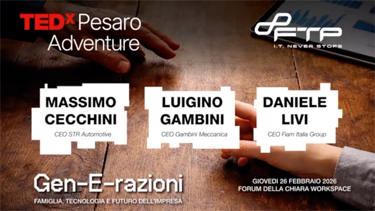 Locandina Evento TEDx Pesaro Forum Della Chiara Workspaces