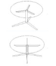 Della Chiara Share tavolo rotondo per riunioni e ambienti collettivi shop online Della Chiara Share tavolo rotondo per riunioni e ambienti collettivi - dimensioni
